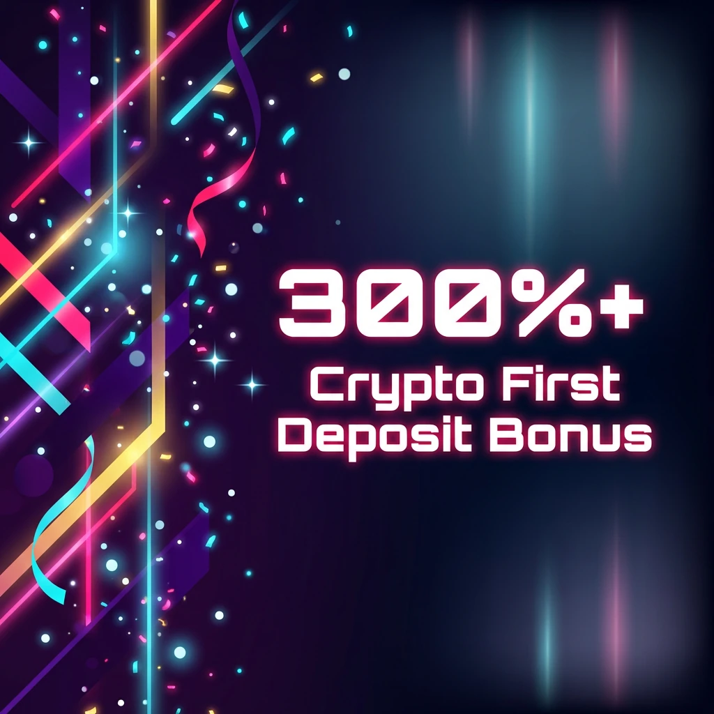 300%+ Crypto First Deposit Bonus