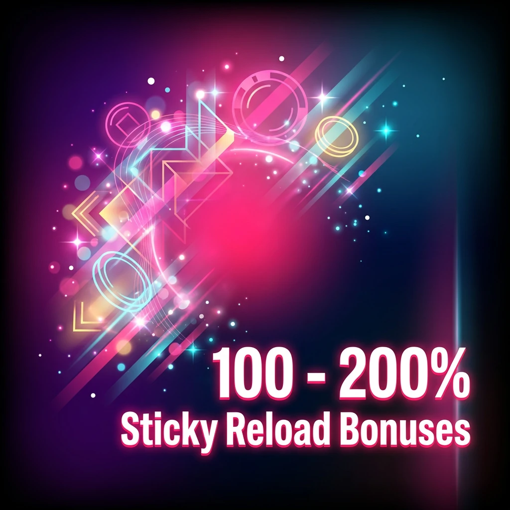 100 - 200% Sticky Reload Bonuses