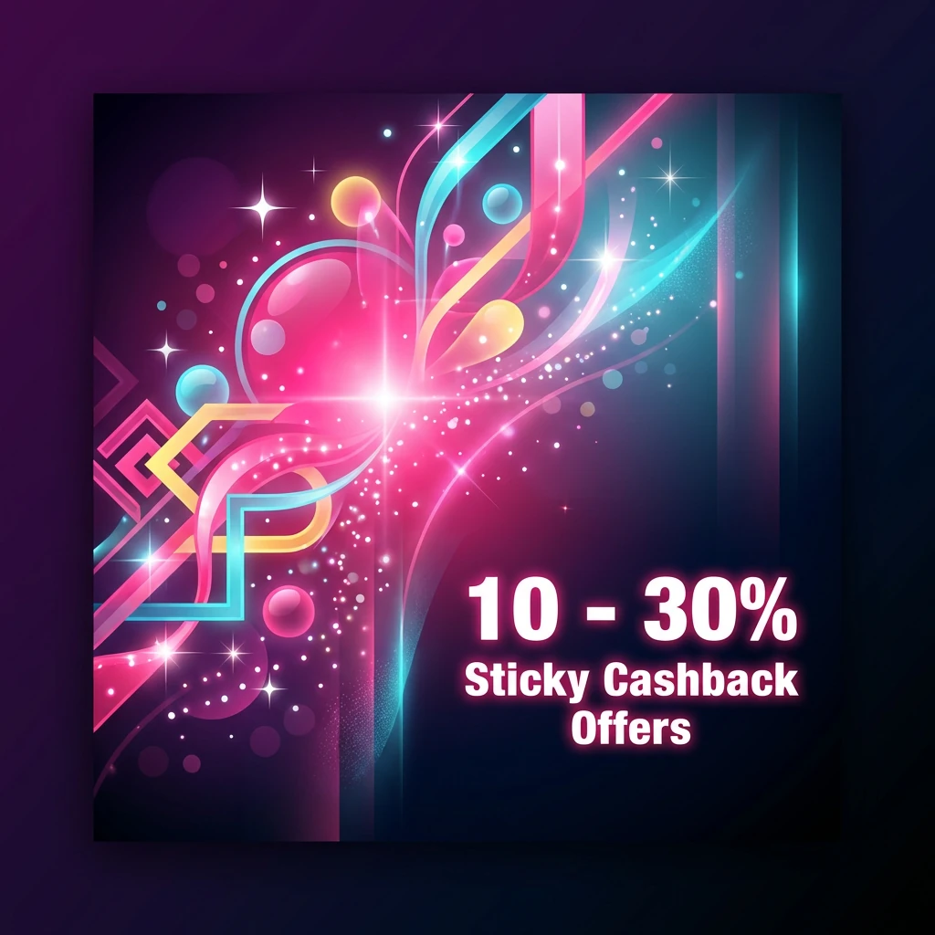 10 - 30% Sticky Cashback Offers